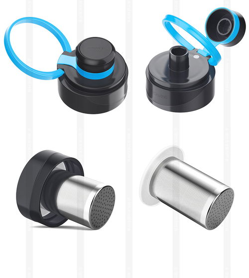 運(yùn)動玻璃水杯子燜燒罐飯盒保溫壺產(chǎn)品圖c4d建模渲染8