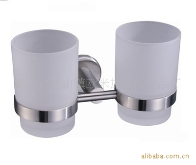 歐米加衛浴供應304不銹鋼19045雙杯架 品質水暖五金的選擇